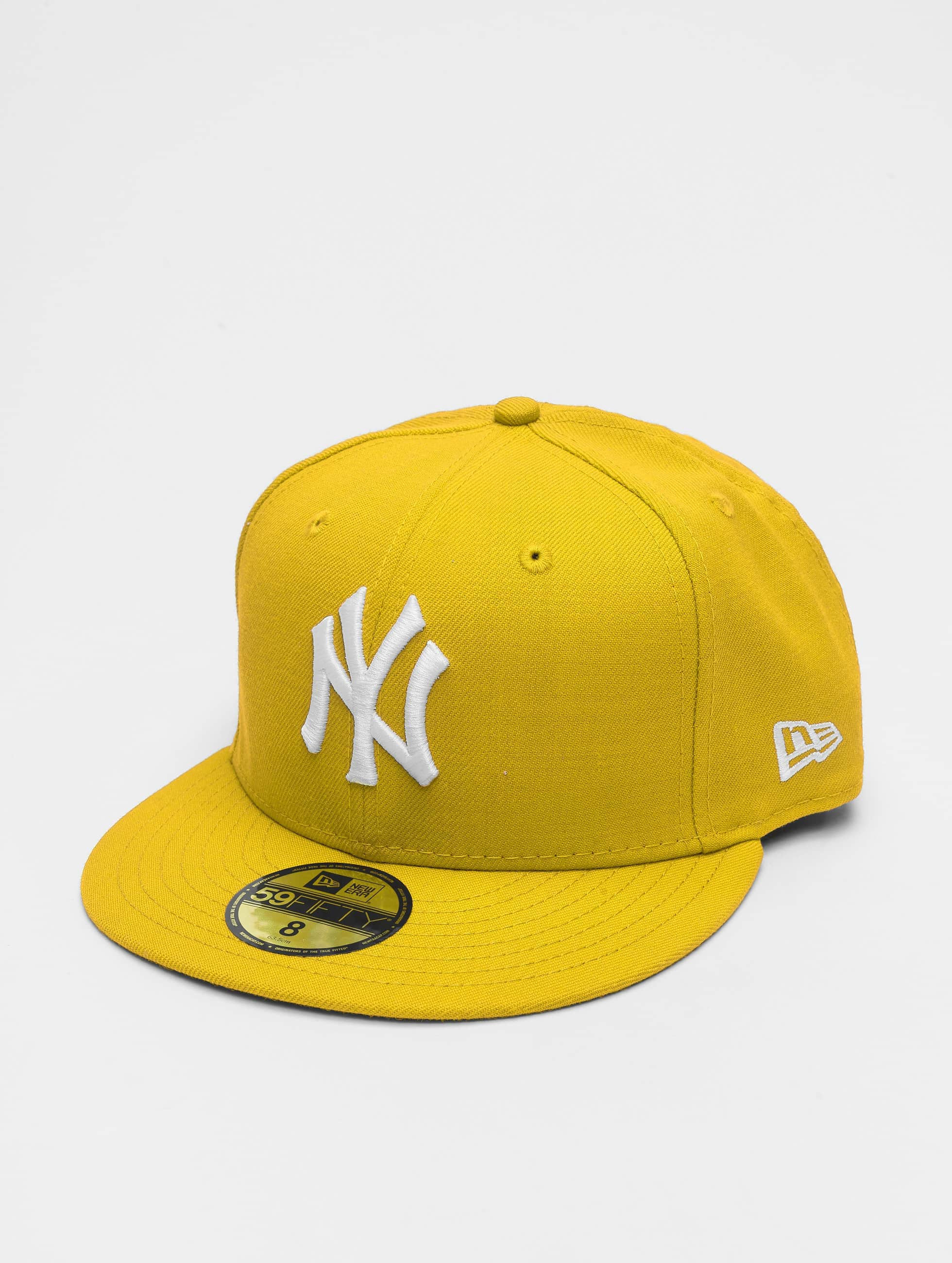 New Era Cap / Fitted Cap MLB Basic NY Yankees 59Fifty in geel
