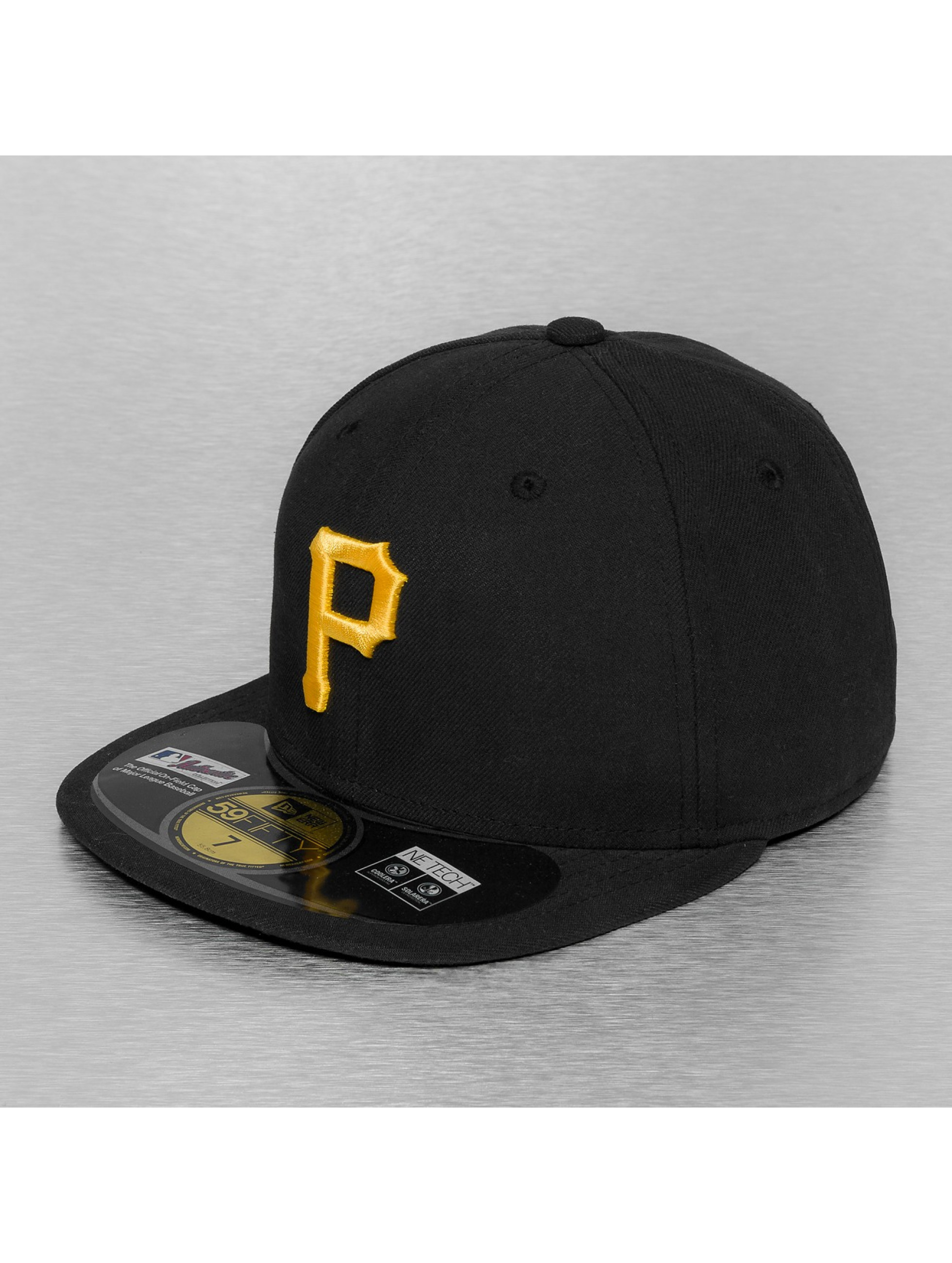 New Era Casquette / Fitted Authentic Performance Pittsburgh Pirates 59Fifty en noir