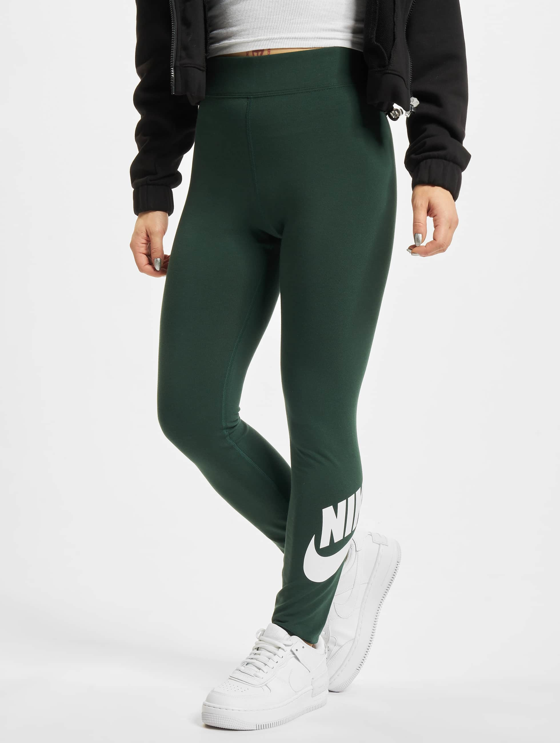 merk op combineren Maken Nike broek / Legging Essential Futura in groen 875763