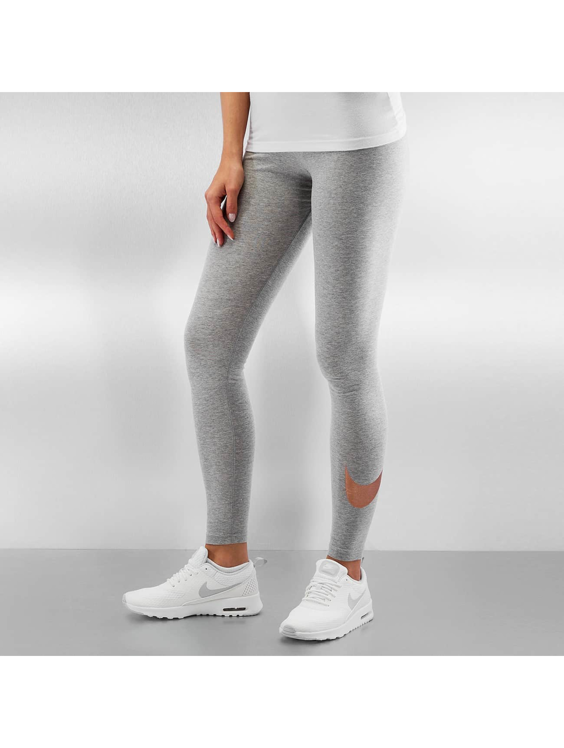 Nike Pantalon / Leggings Club Logo 2 en gris