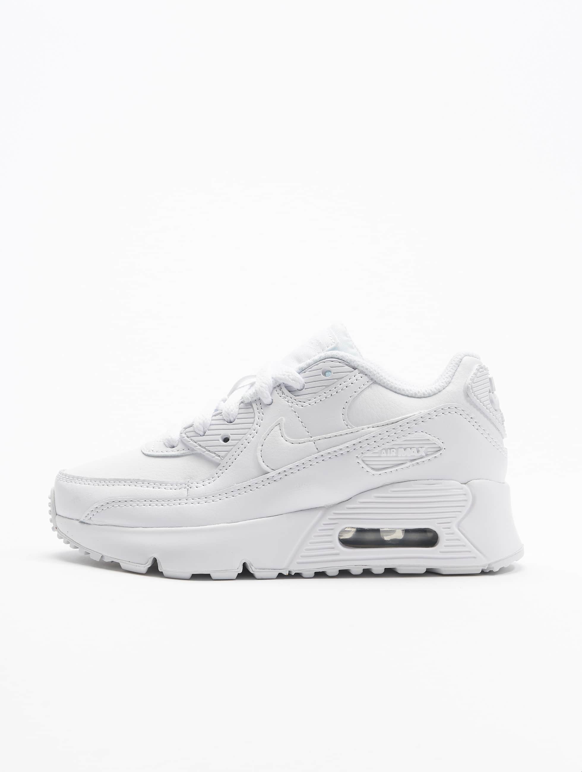 Bruin Kwaadaardige tumor Amerikaans voetbal Nike schoen / sneaker Air Max 90 Ltr (PS) in wit 824526