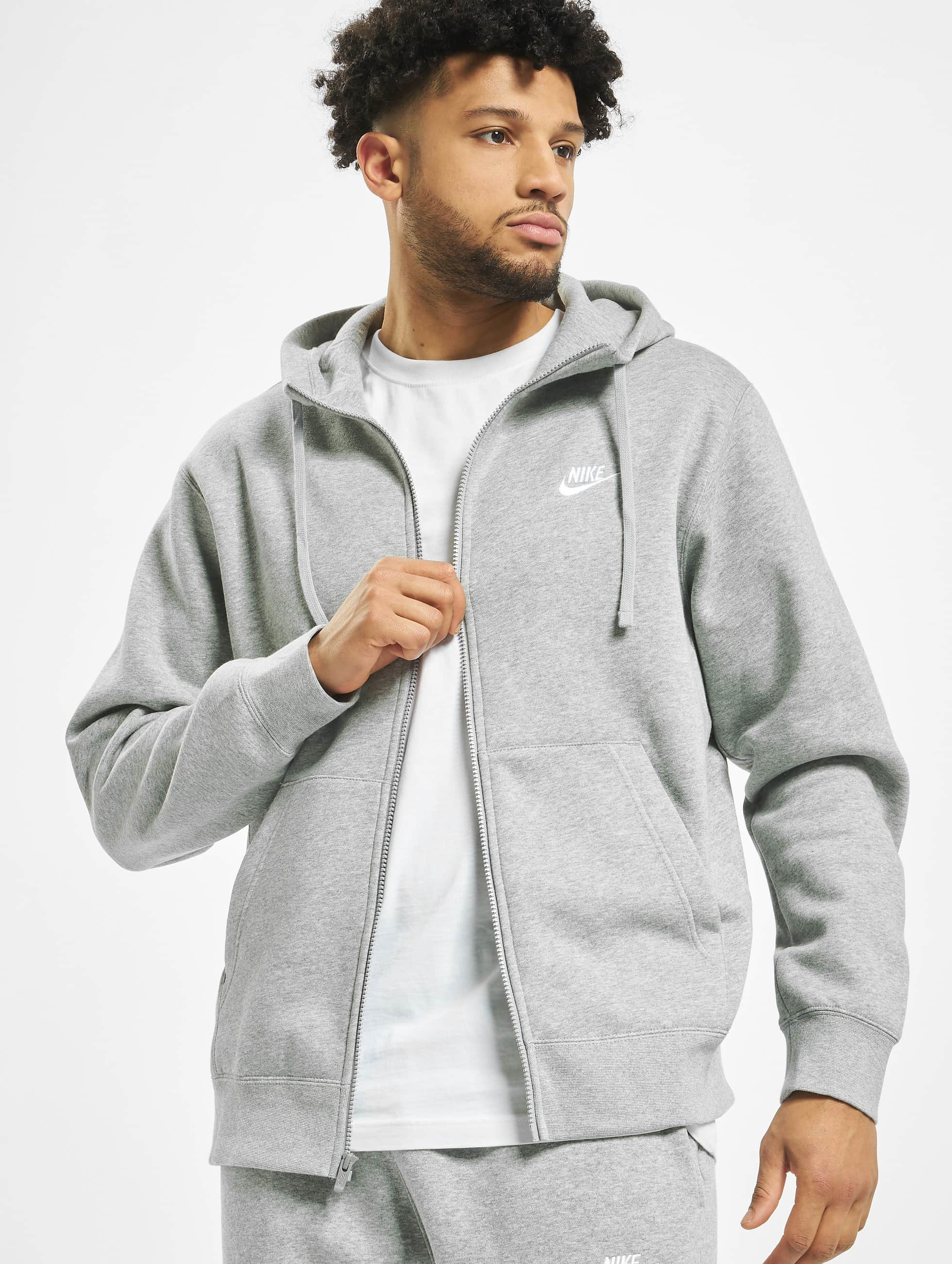 Nike Overwear / Zip Hoodie Club Hoodie Full in grey 714957