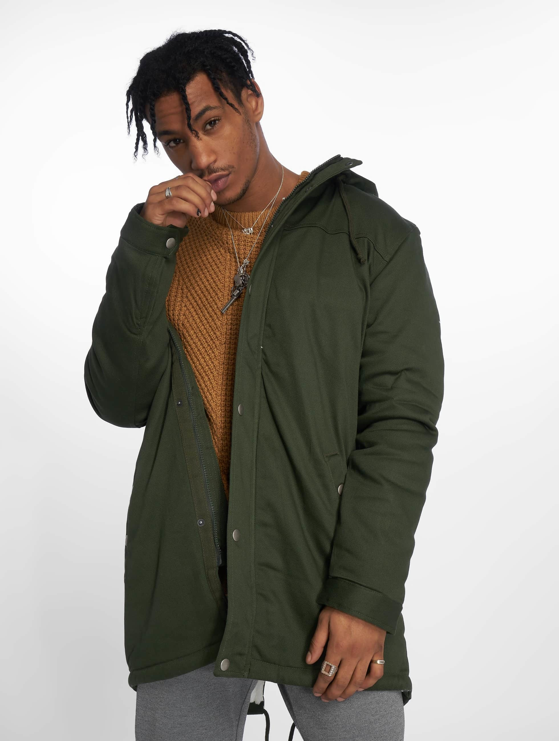 Only u0026 Sons | Alex Teddy olive Homme Parka 937590
