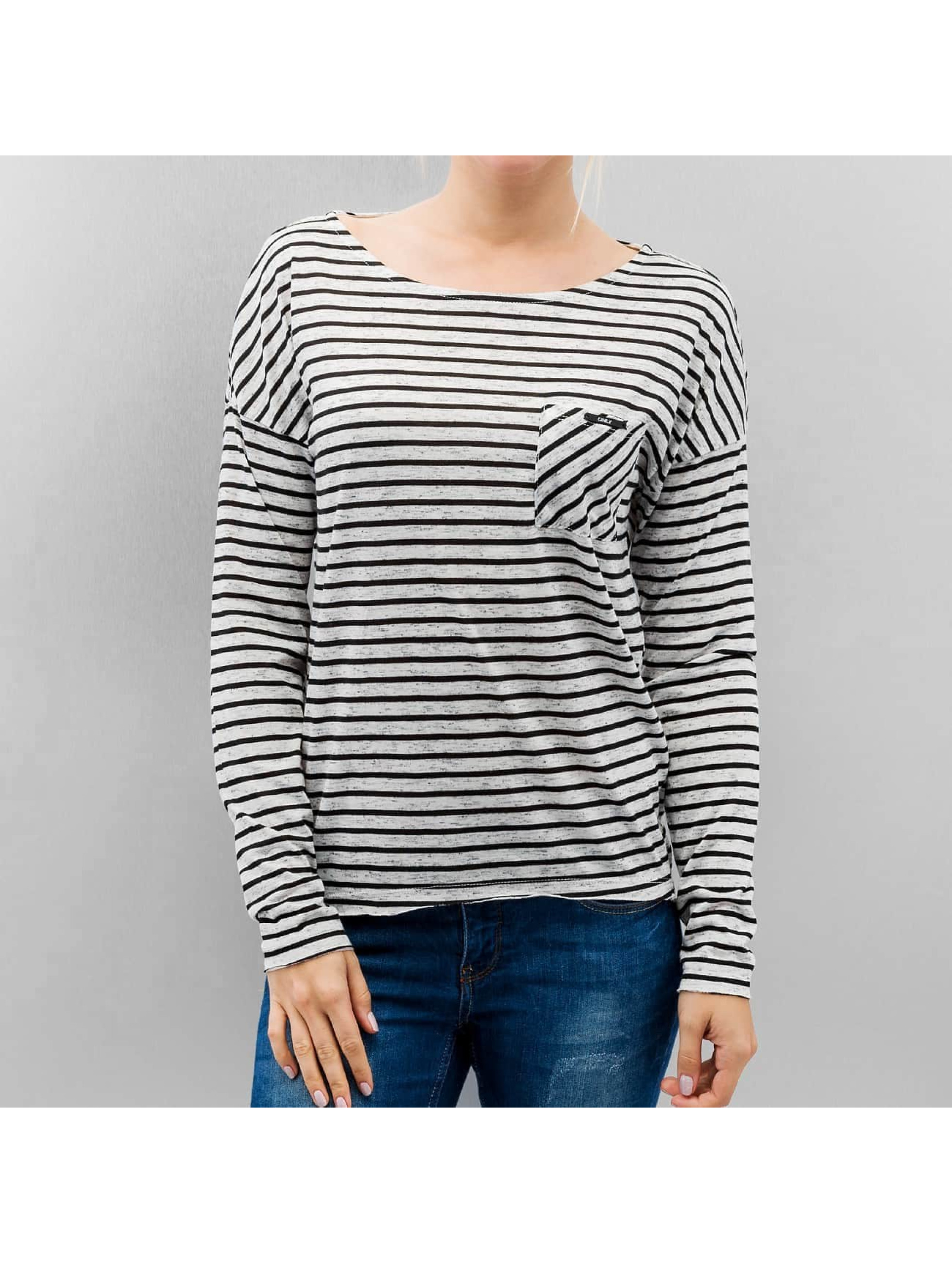 Longsleeve onlClare Pocket Stripes in weiß