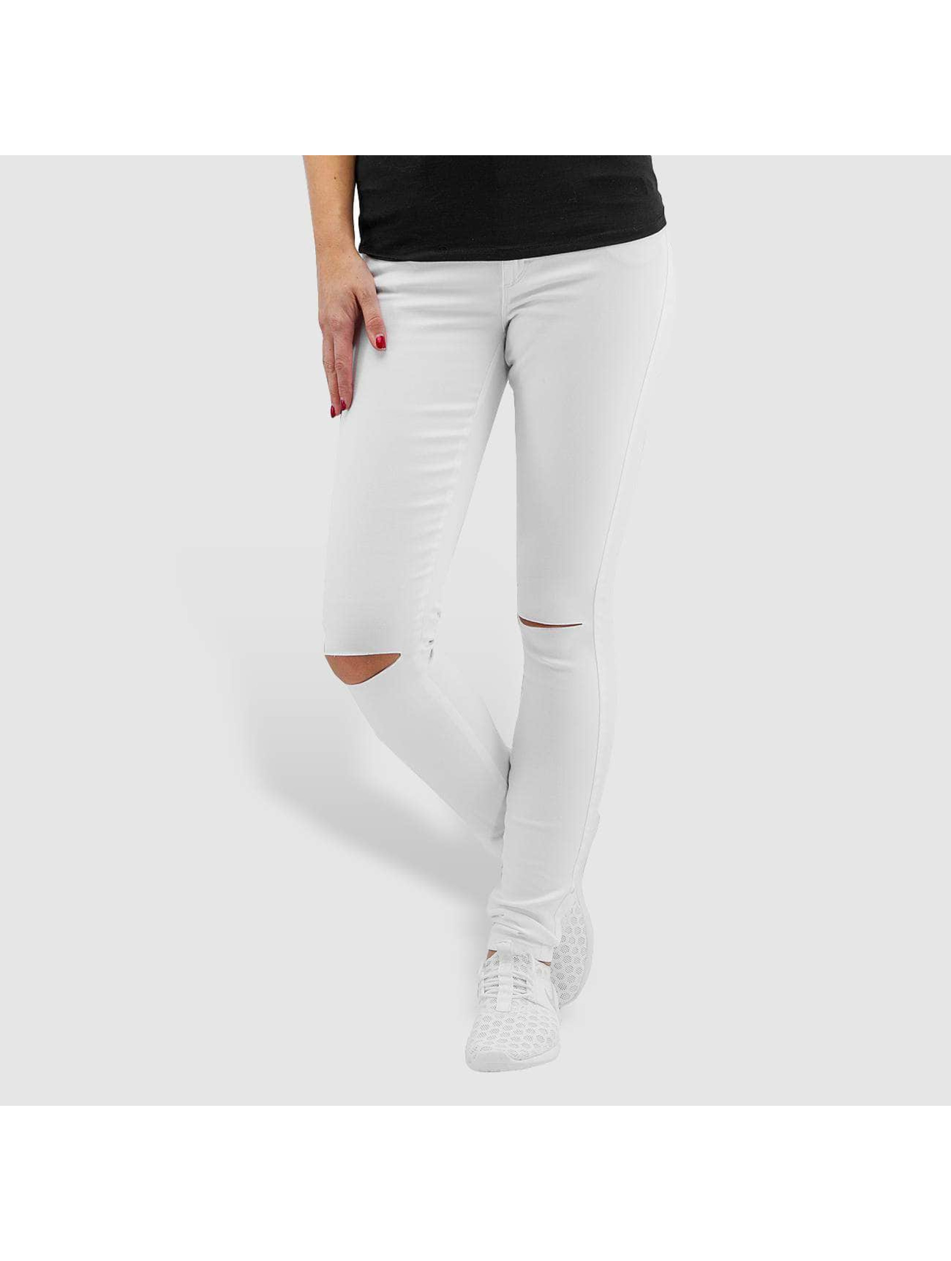 Skinny Jeans onlRoyal Regular Waist Skinny Kneecut in weiß