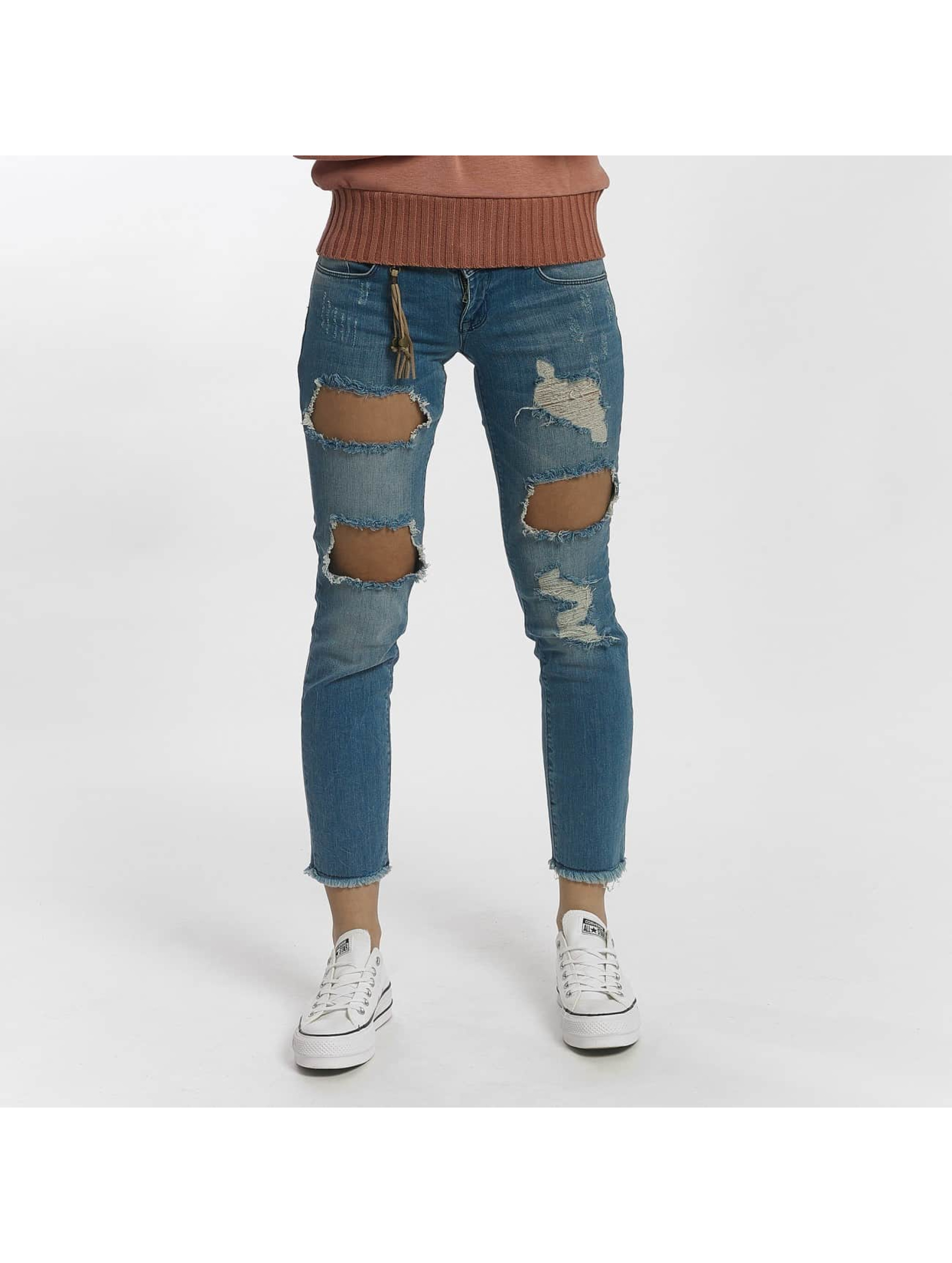 Only Jeans / Straight fit jeans onlJulie Slim Ankle in blauw