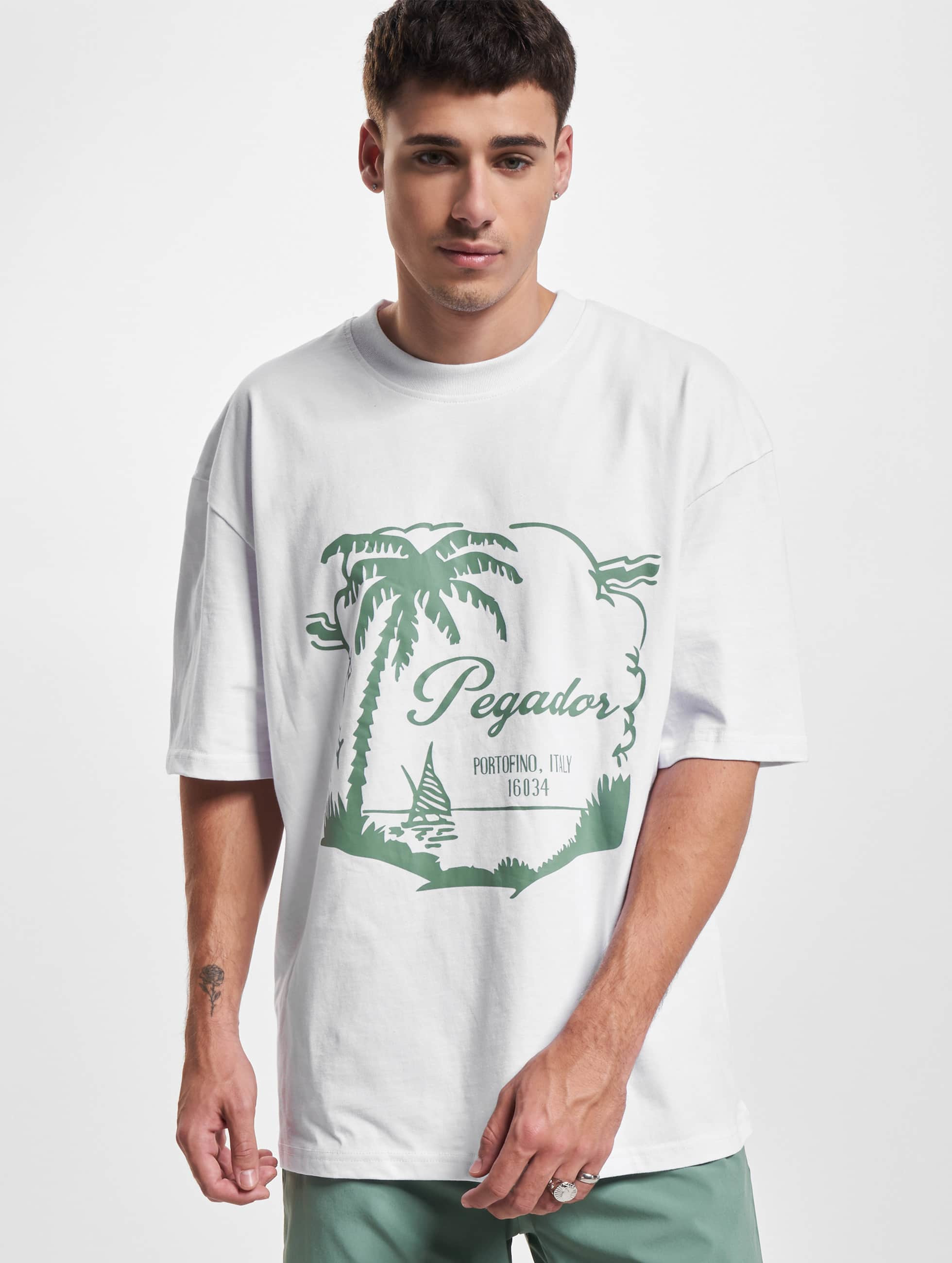 PEGADOR Overwear / T-Shirt Marlow Oversized in white 1013469