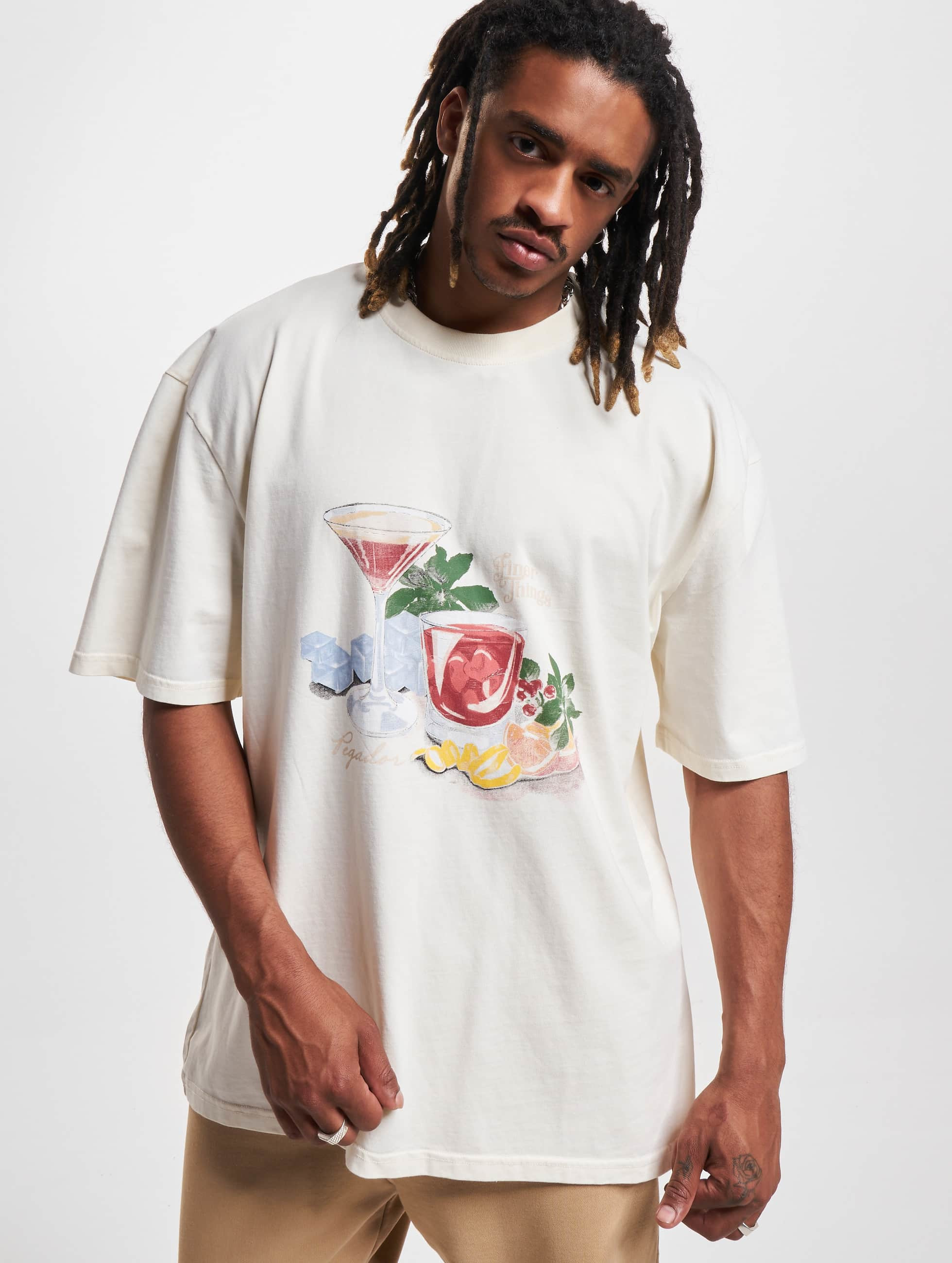PEGADOR Overwear / T-Shirt Shuter Oversized in white 1013550