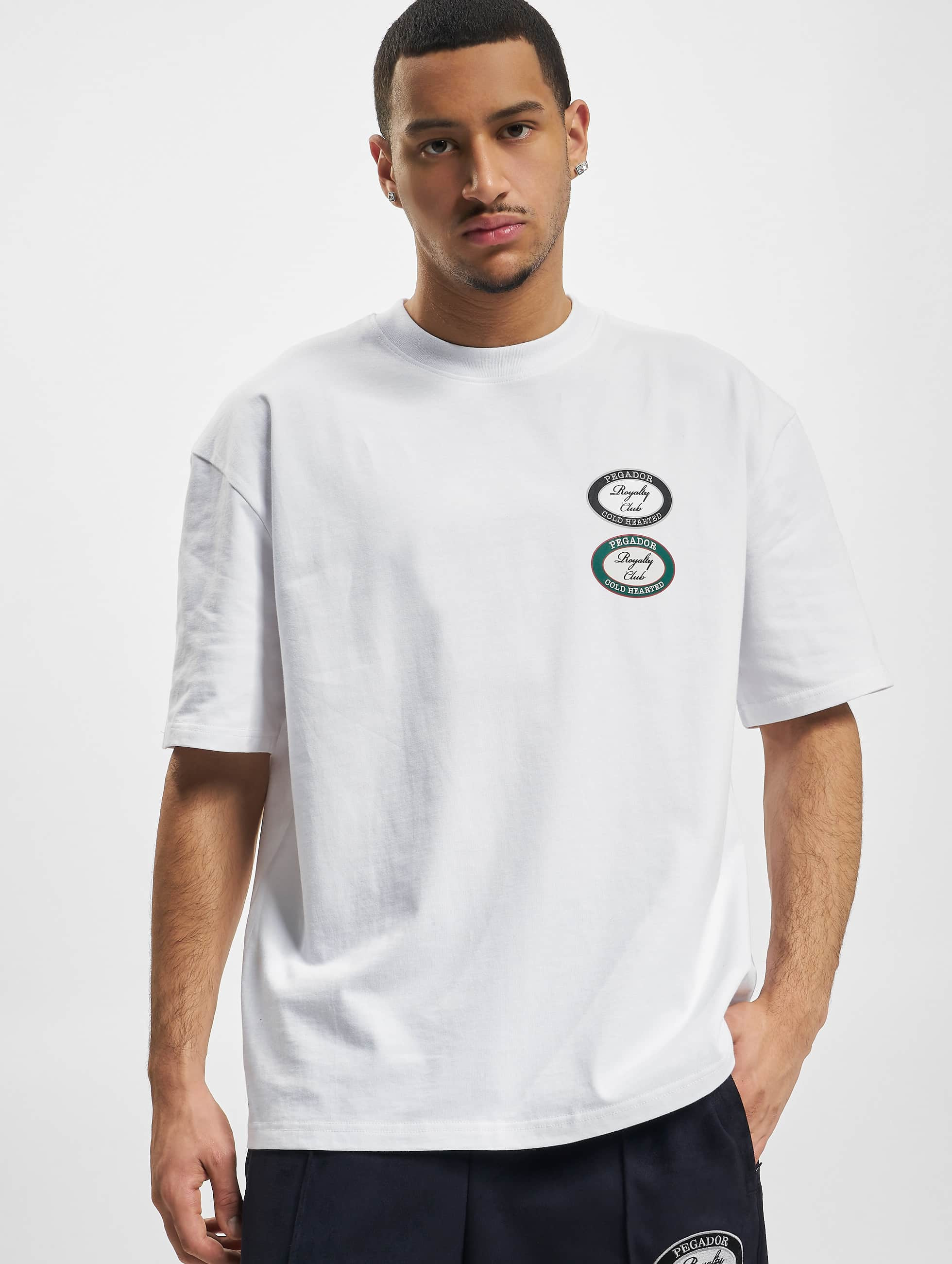 PEGADOR Overwear / T-Shirt Brock Oversized in white 960791