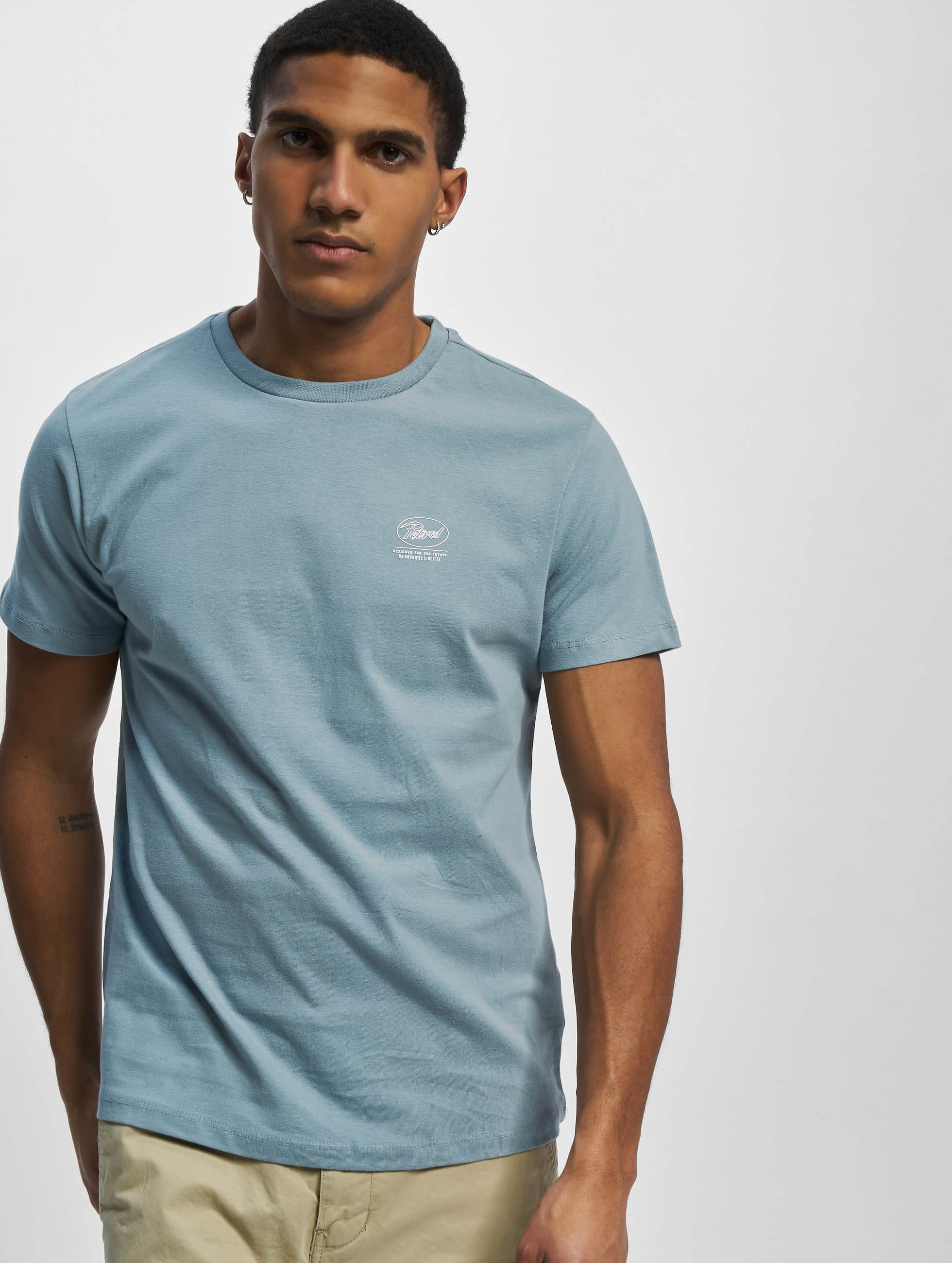 Overwear T-Shirt Logo in blue 971800