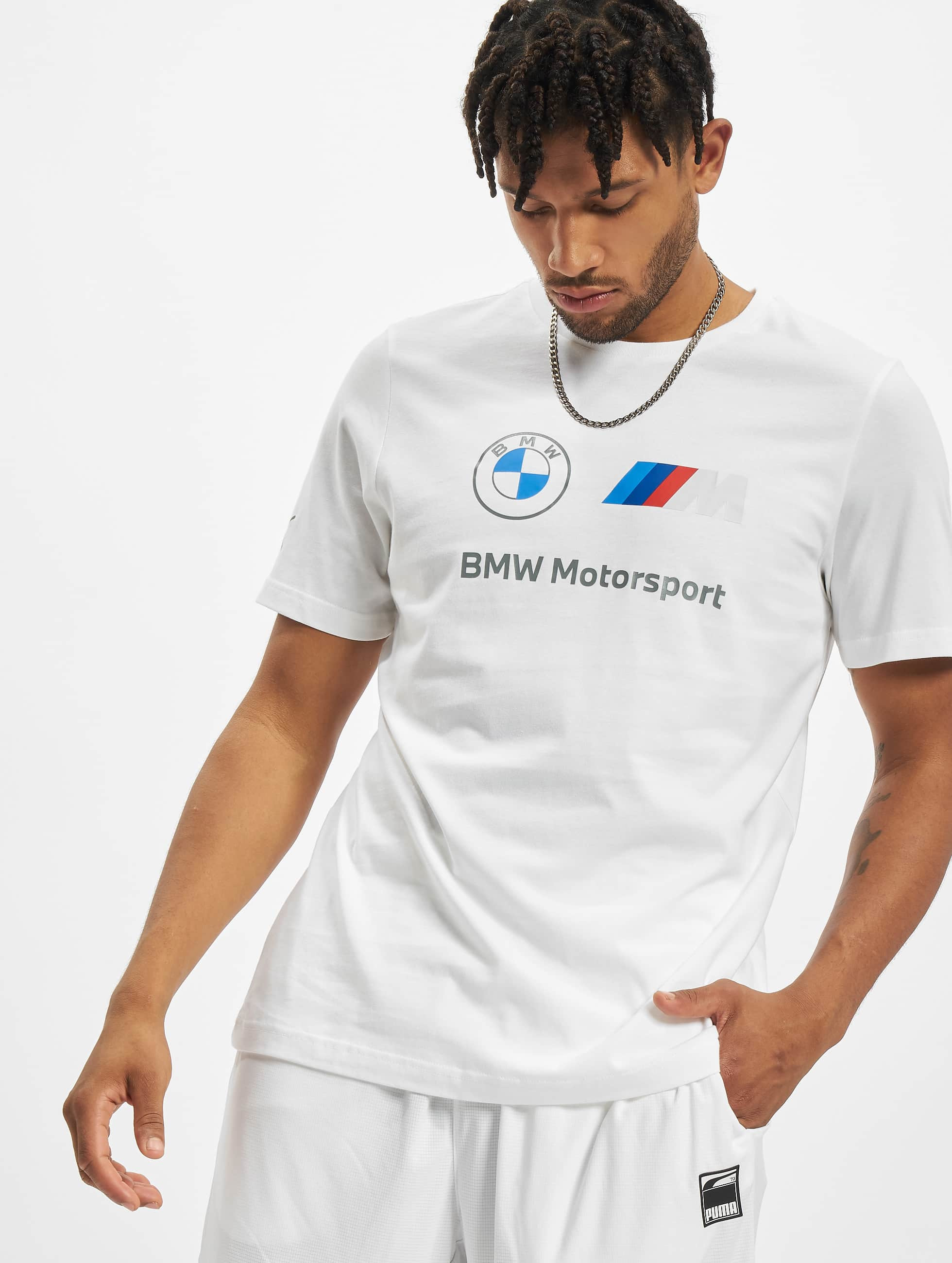 traductor Estación Salón Puma Ropa superiór / Camiseta BMW MMS Logo en blanco 836682