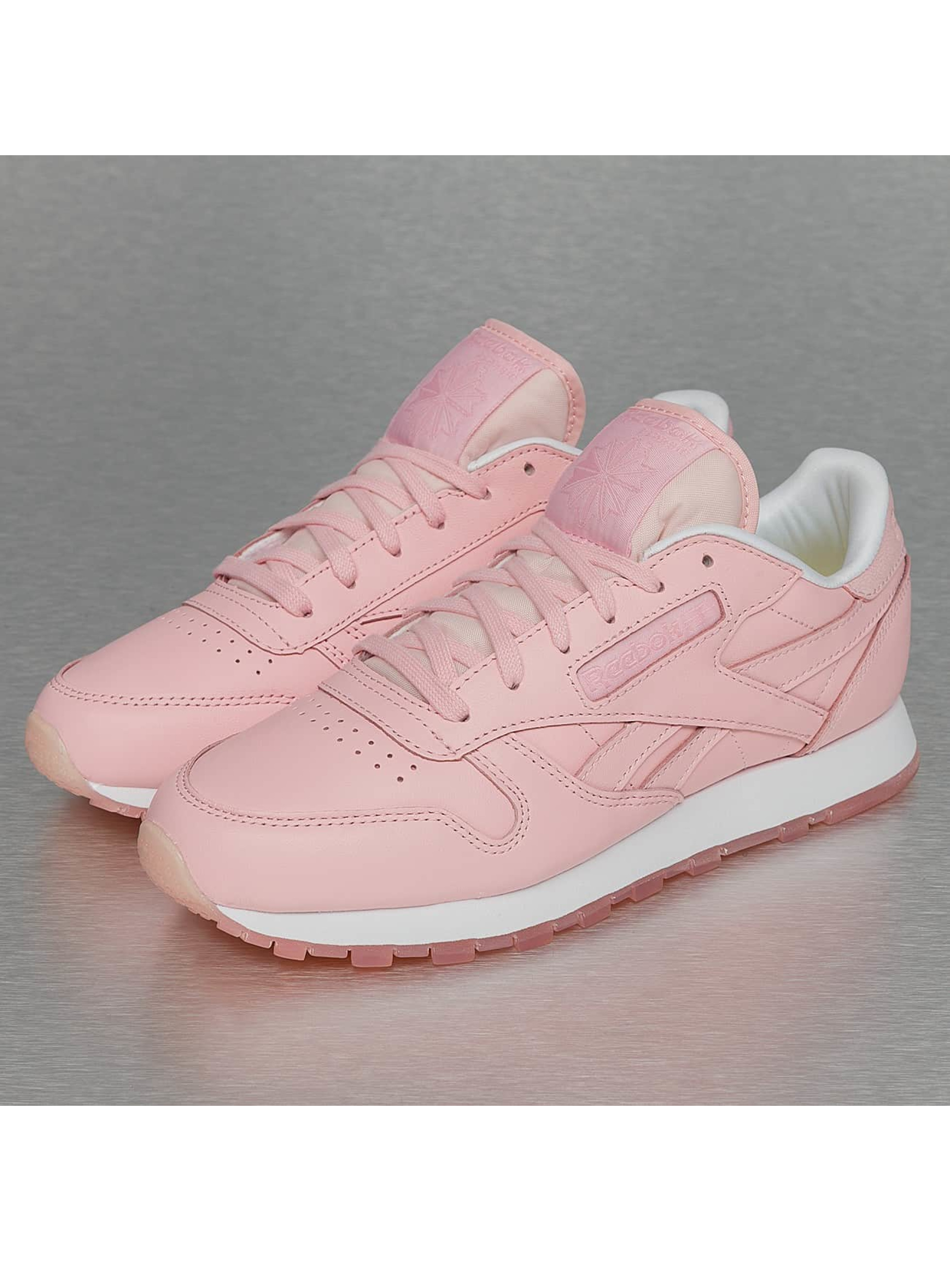 Reebok Chaussures / Baskets CL Leather Face en rose