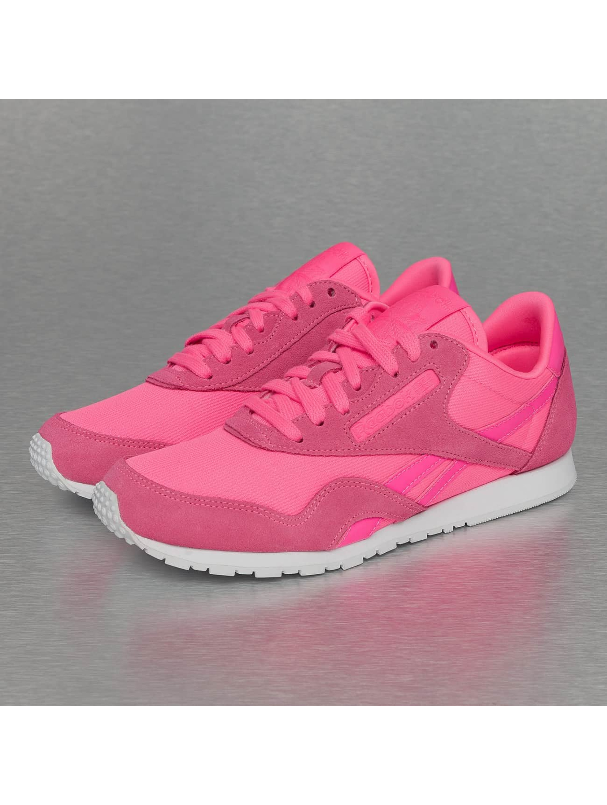 Reebok schoen / sneaker Classics Nylon Slim Metallics Packs in pink