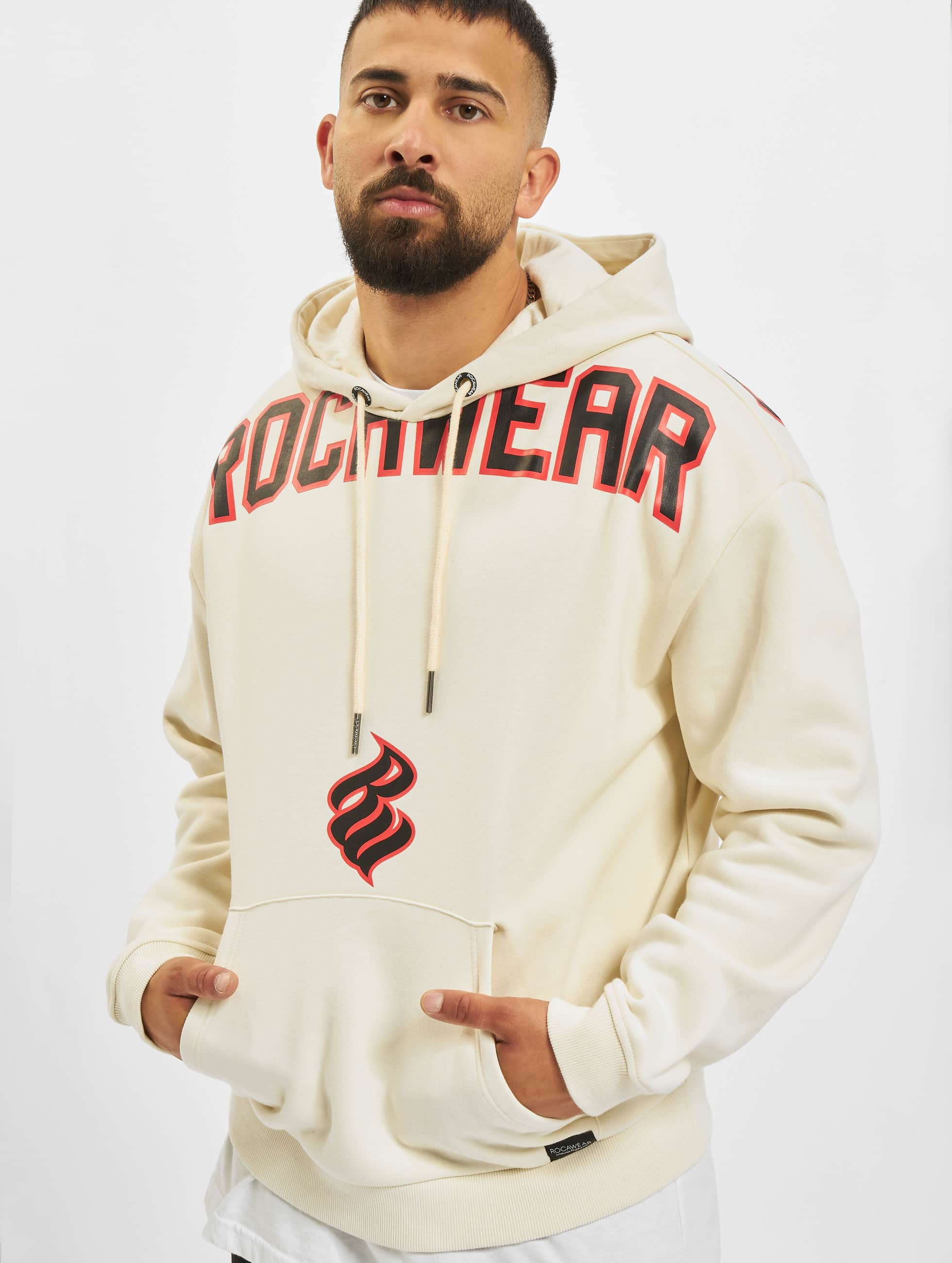 Rocawear Overwear / Hoodie Jefferson in white 804767