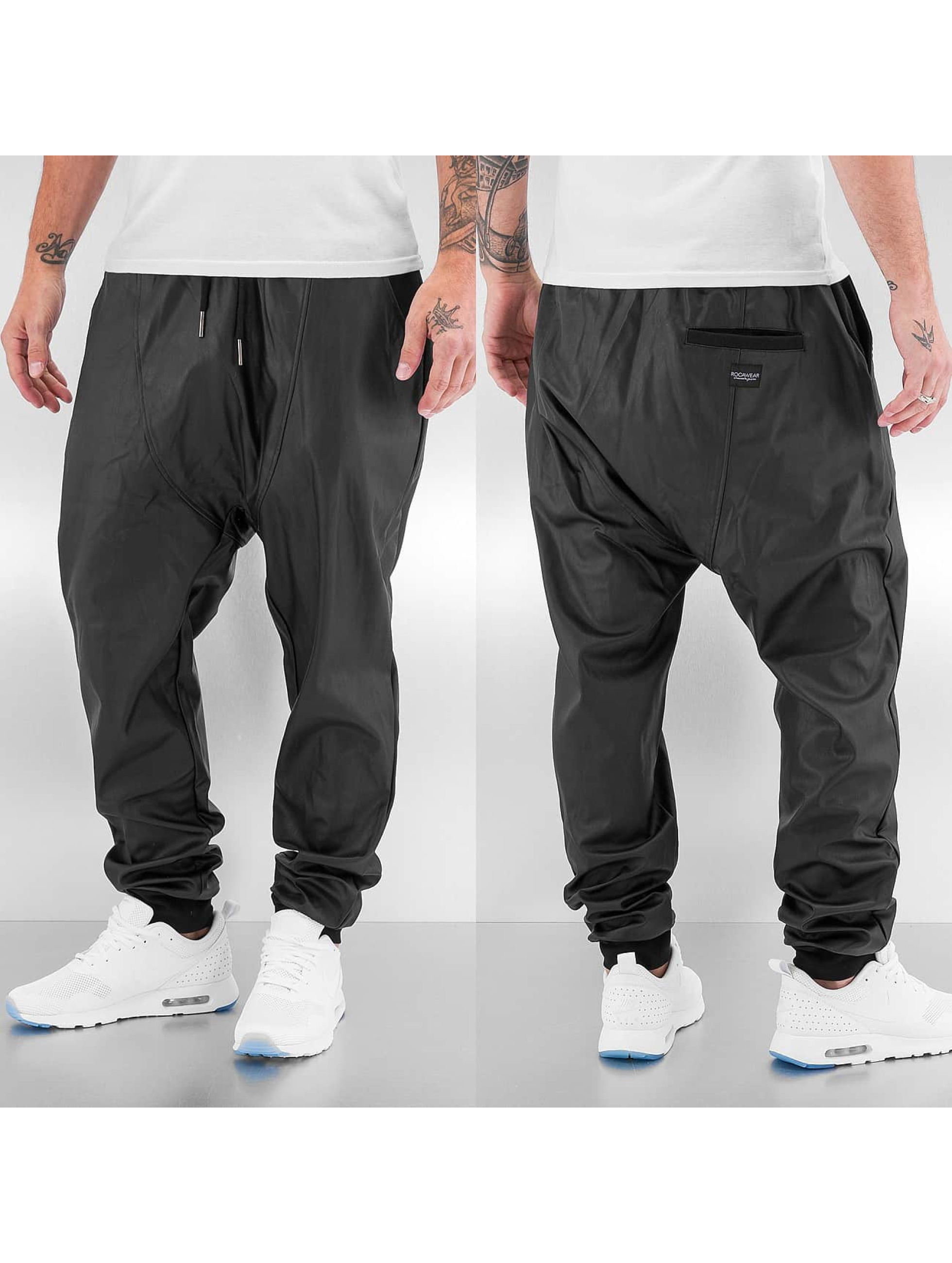 Rocawear Pantalon / Jogging Hammer PU Fleece en noir