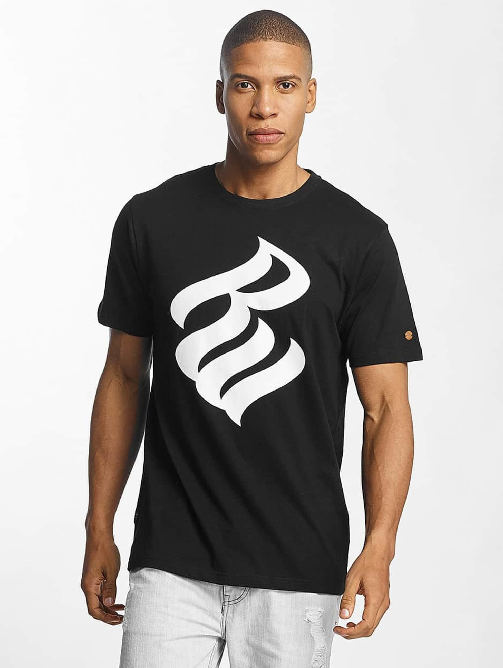 Rocawear Haut / T-Shirt Logo en noir