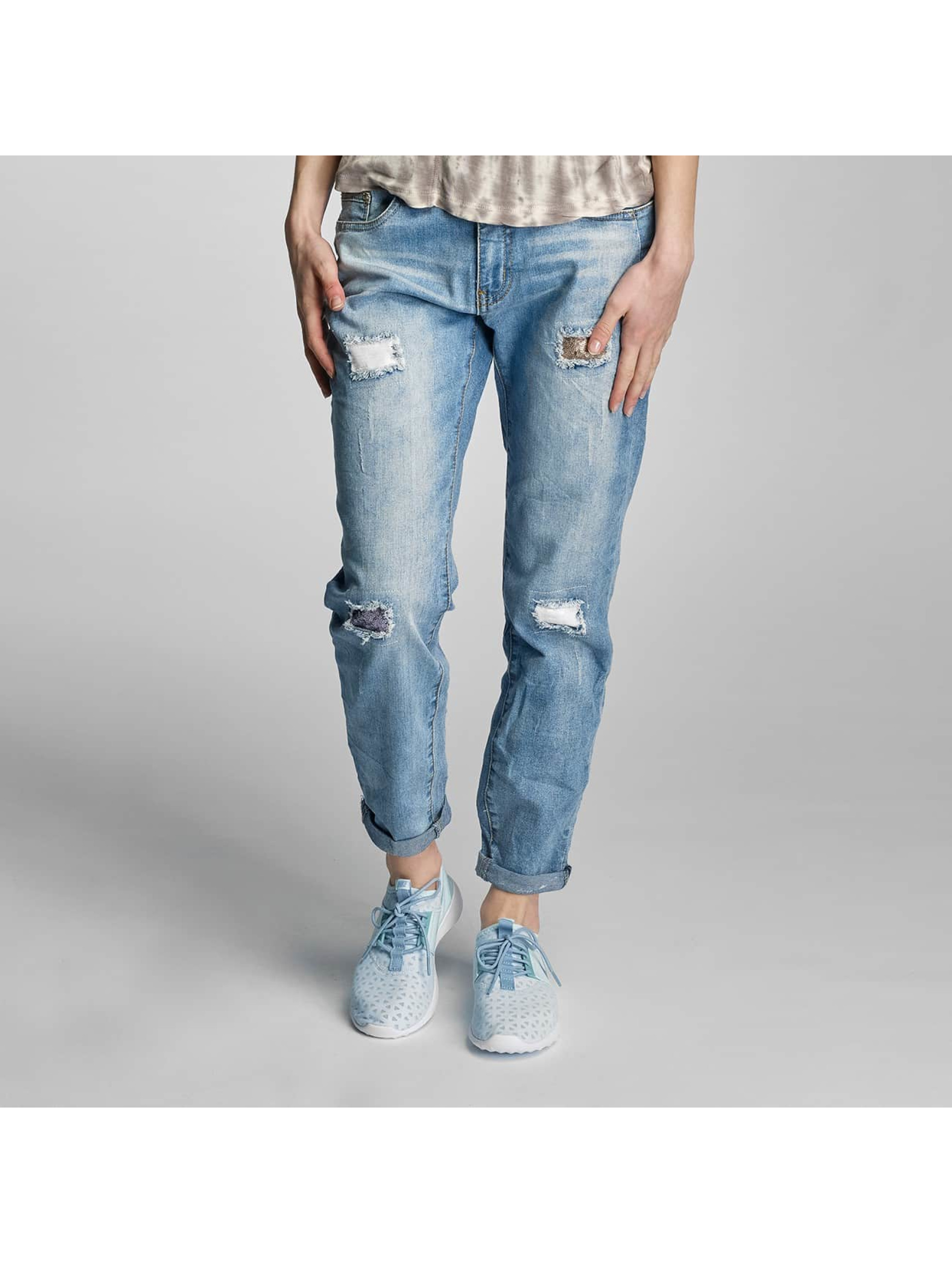 Rock Angel dames loose fit jeans Charlotta – blauw