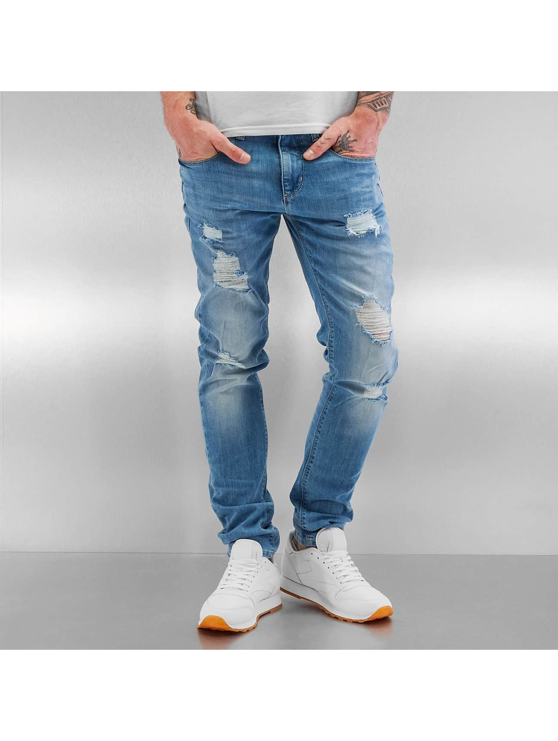 Skinny Jeans Walker in blau