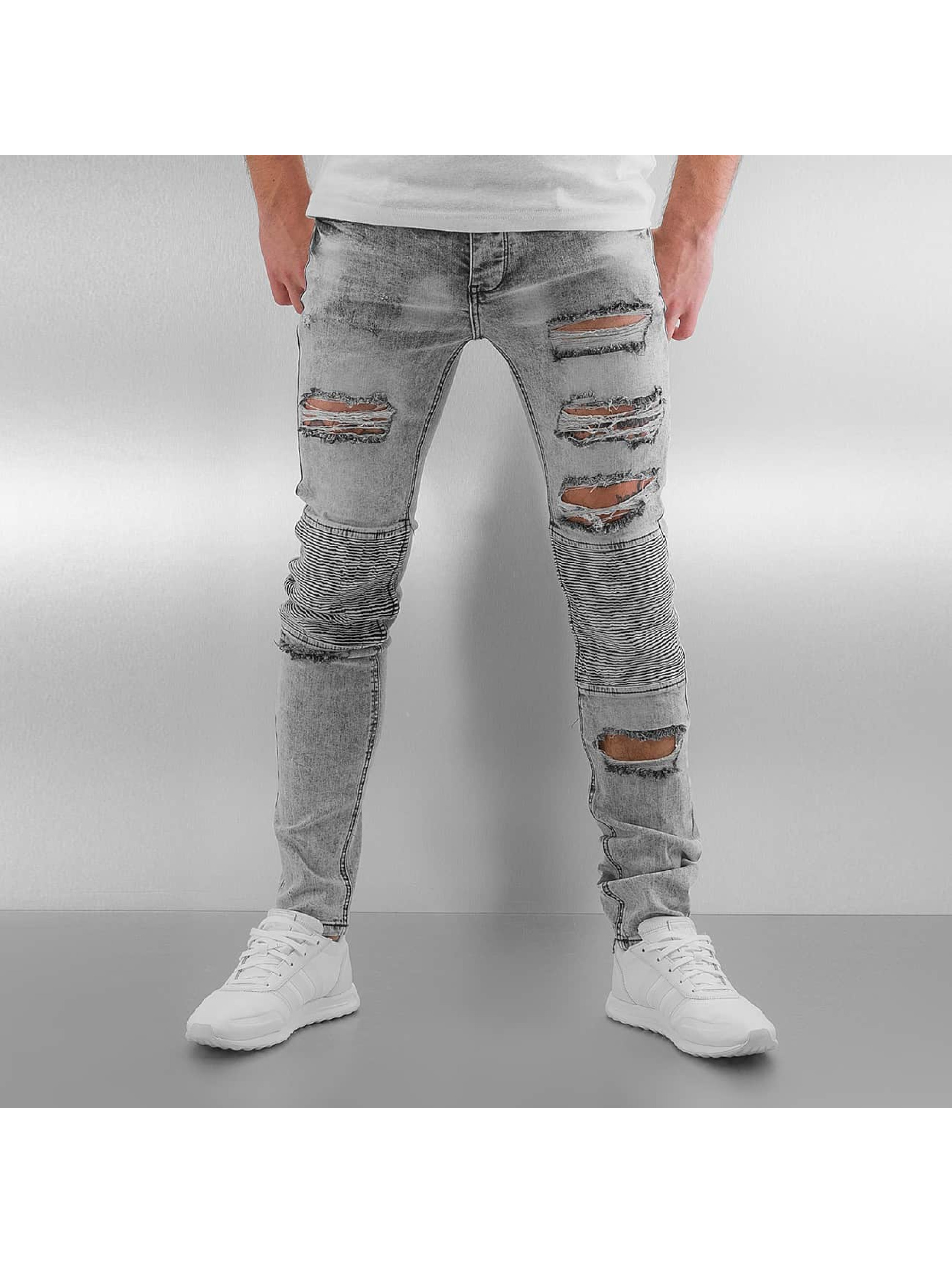Sixth June Jeans / Skinny jeans Radge Biker in grijs