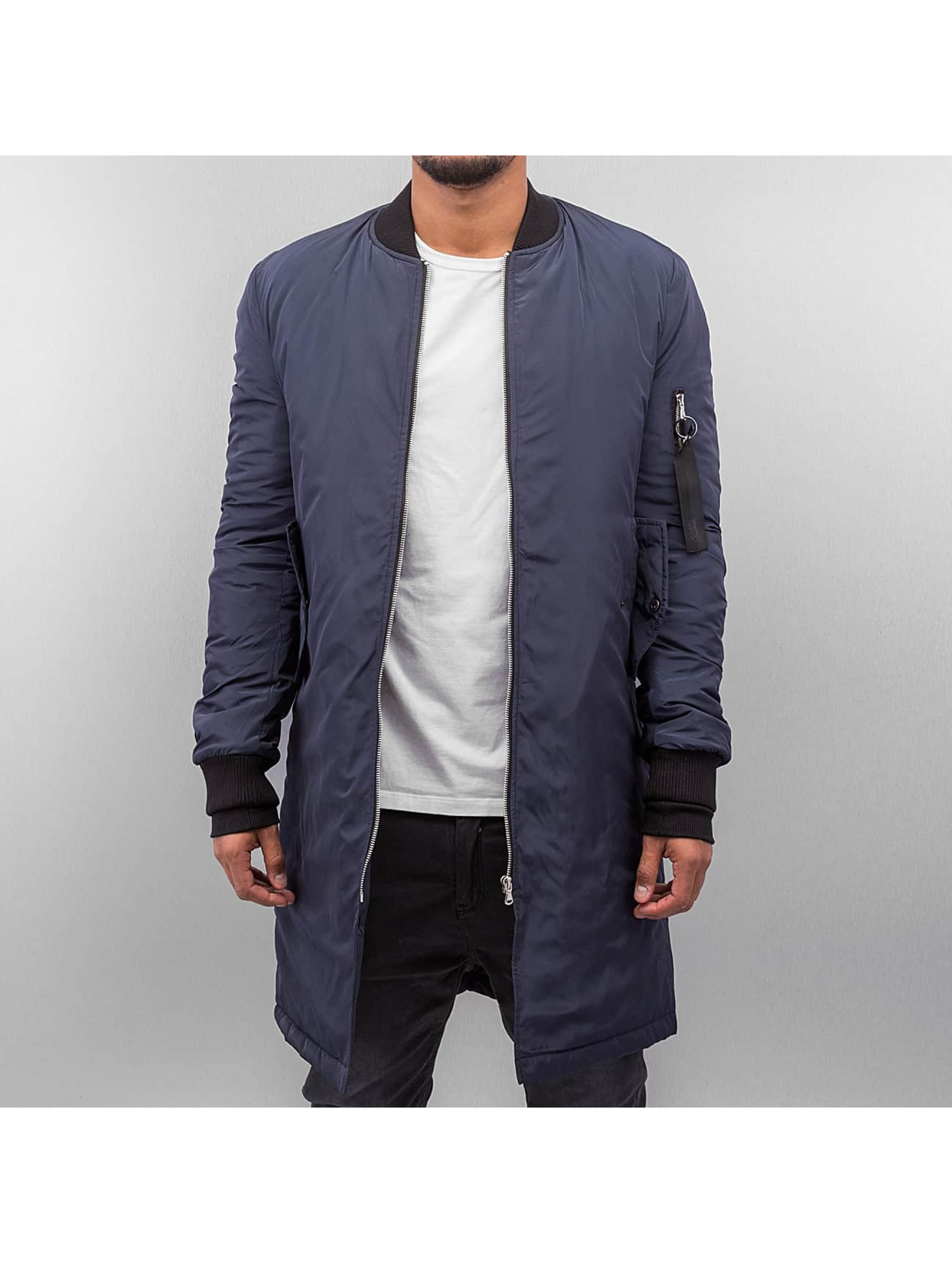 Sixth June Veste/Blouson / Veste demi-saison Bomber Long en bleu