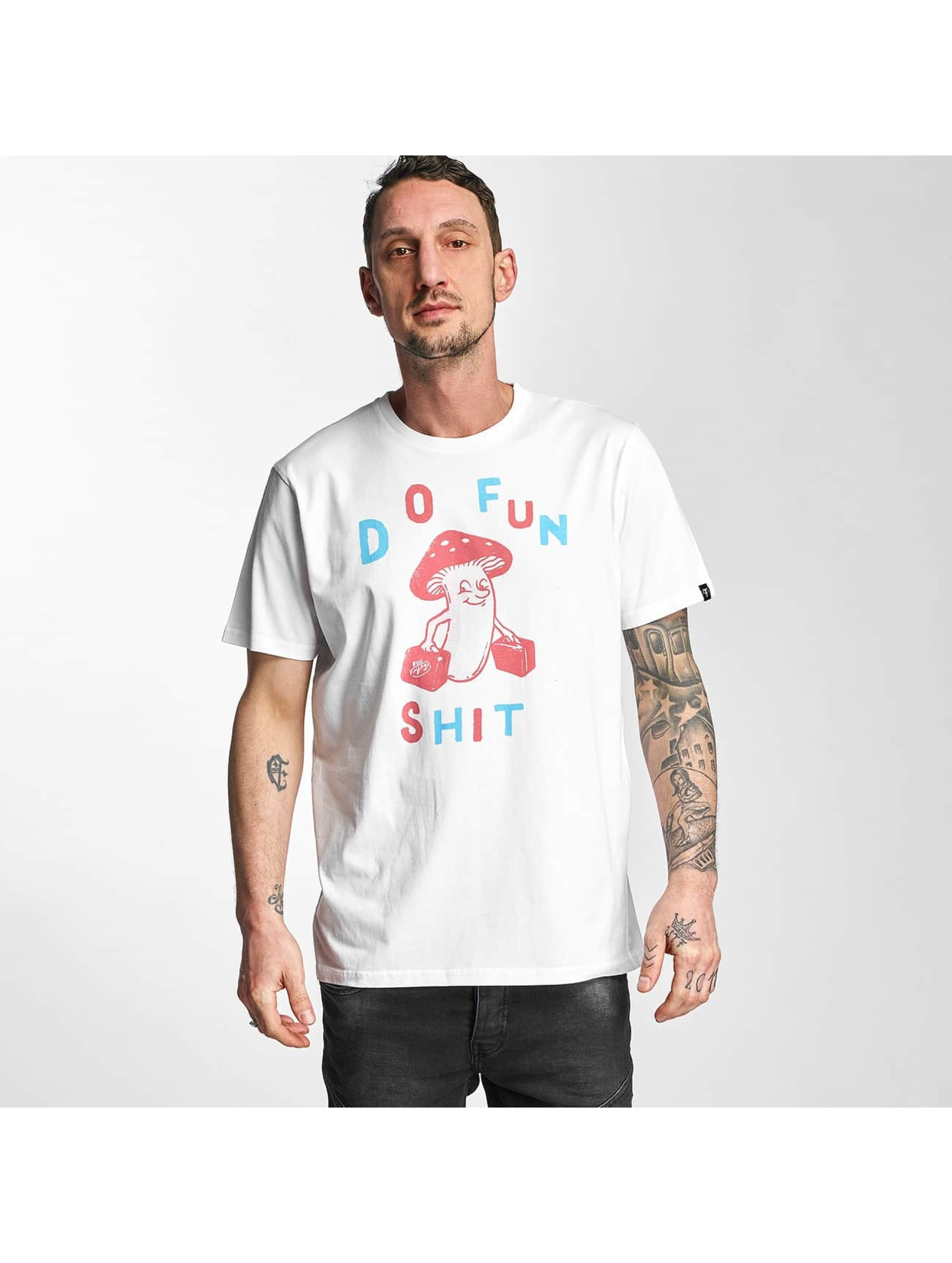 The Dudes bovenstuk / t-shirt Fun Shit in wit