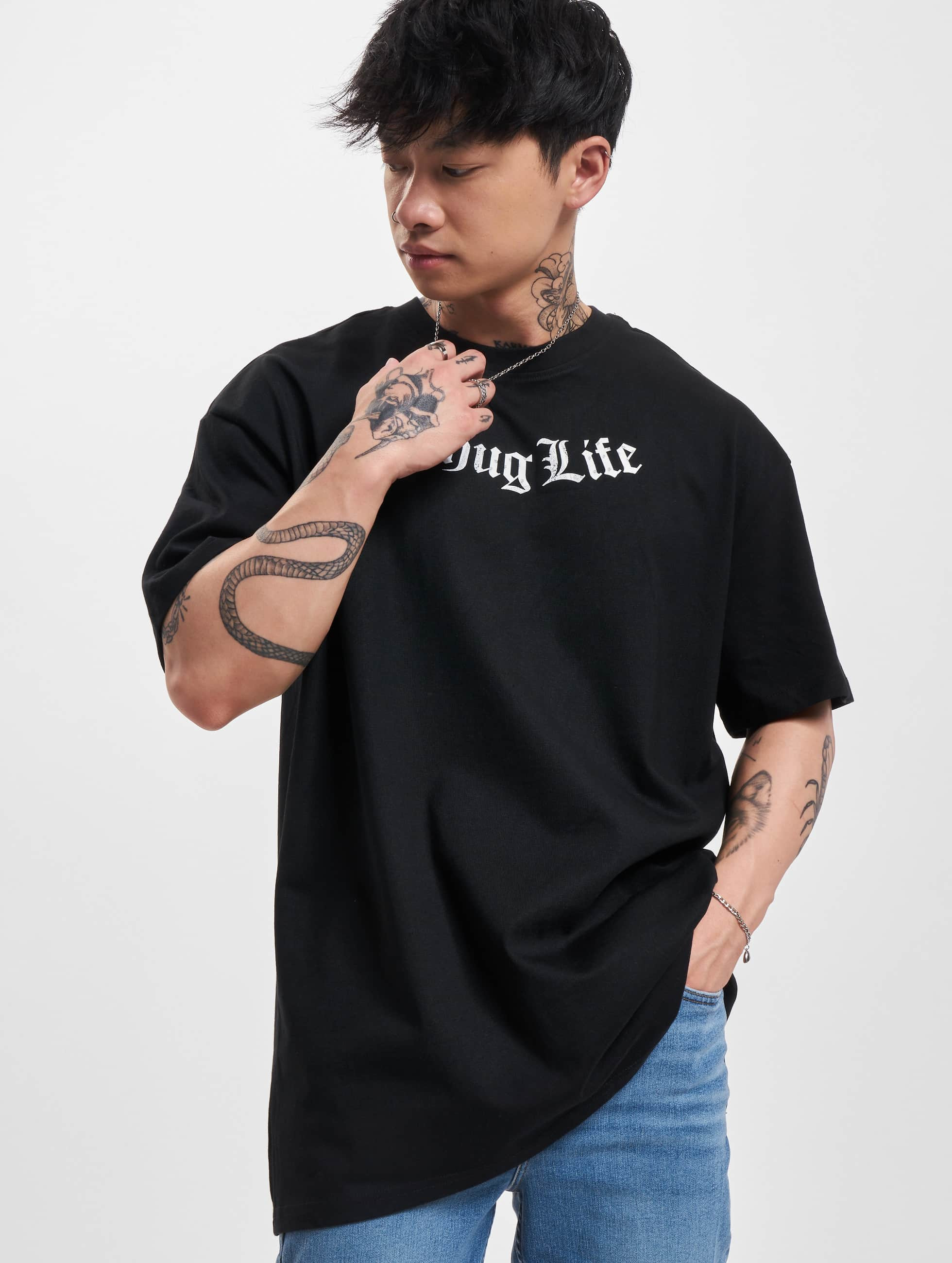Thug Life Overwear / T-Shirt BandanaLogo in black 980581