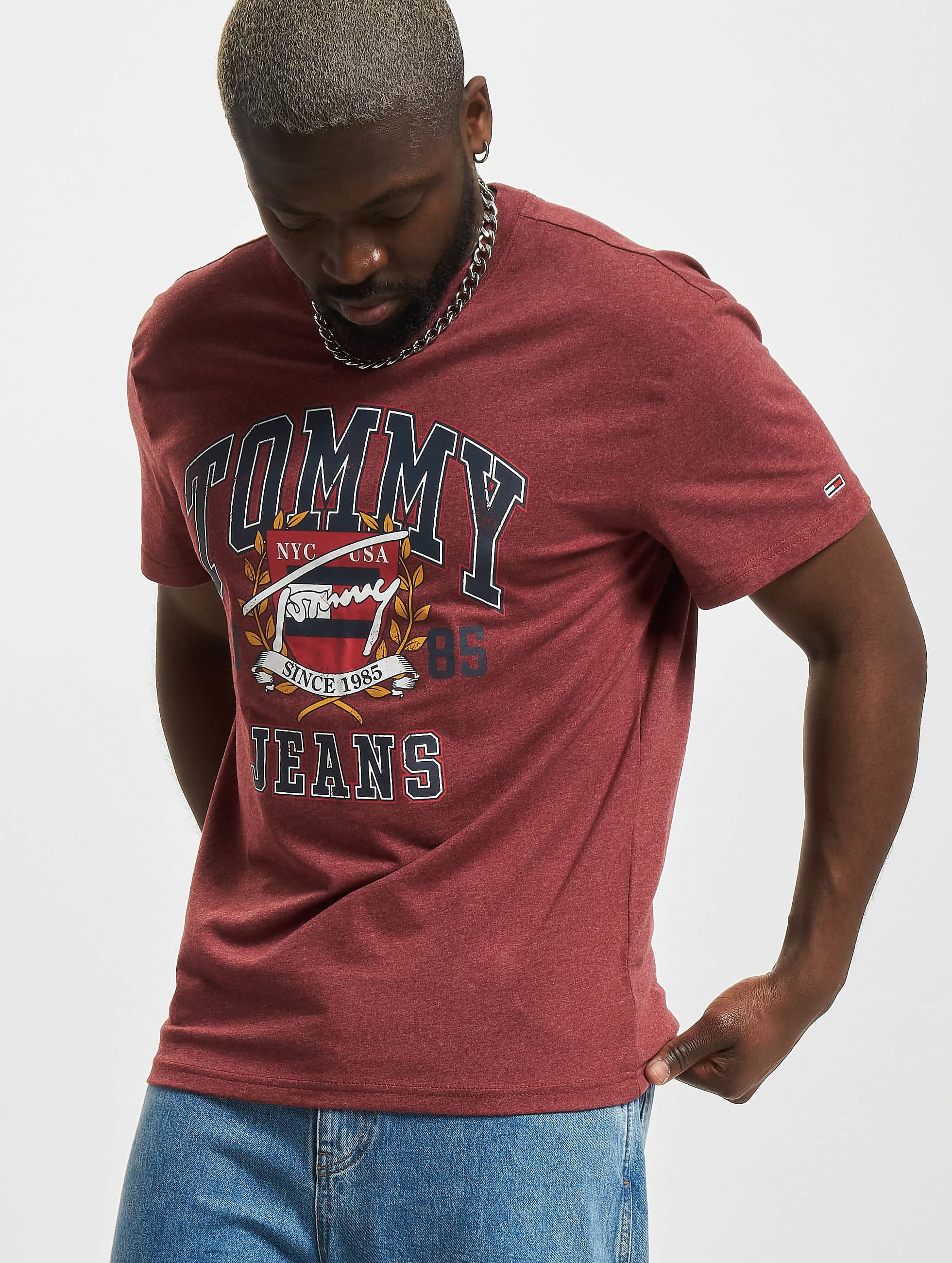 Tommy Jeans Overwear / T-Shirt Vintage College In Red 982372