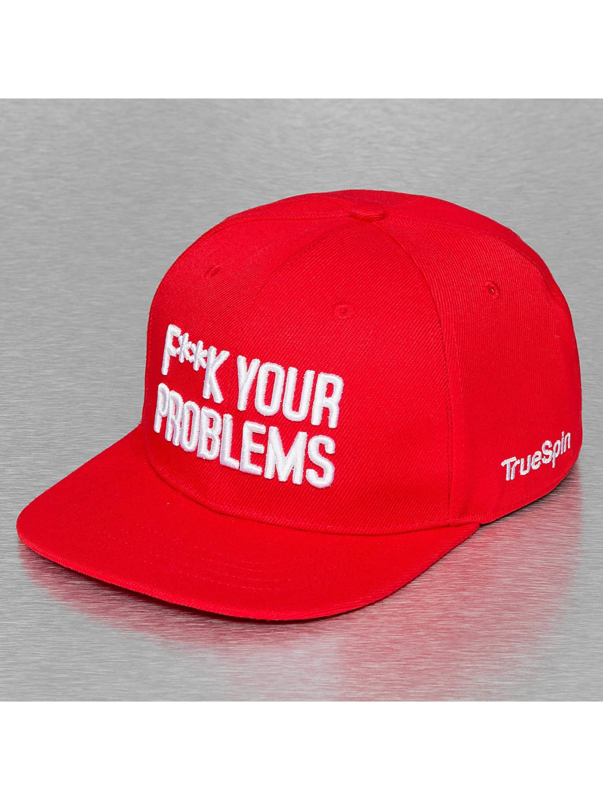 Snapback Cap Fuck Your Problems in rot