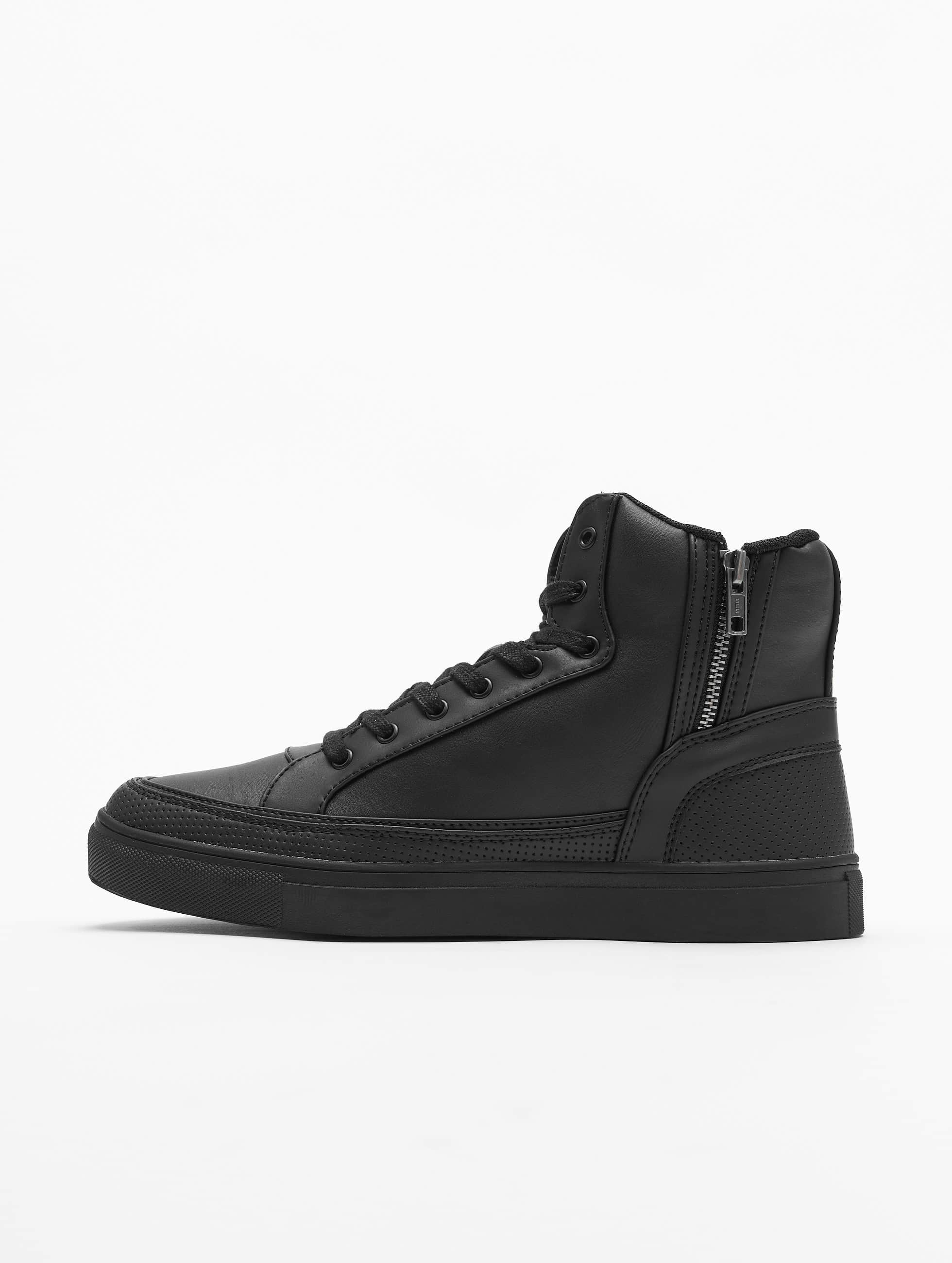 Sneaker Zipper in schwarz