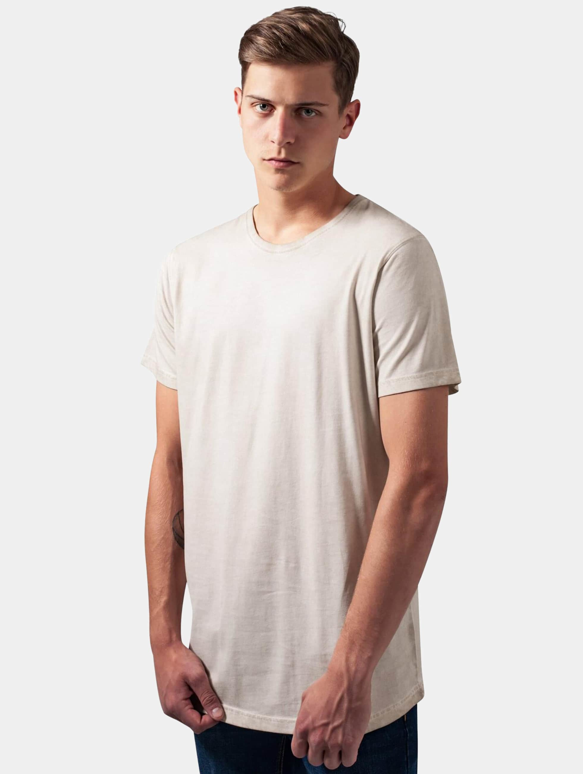 T-Shirt Shaped Long Cold Dye in beige