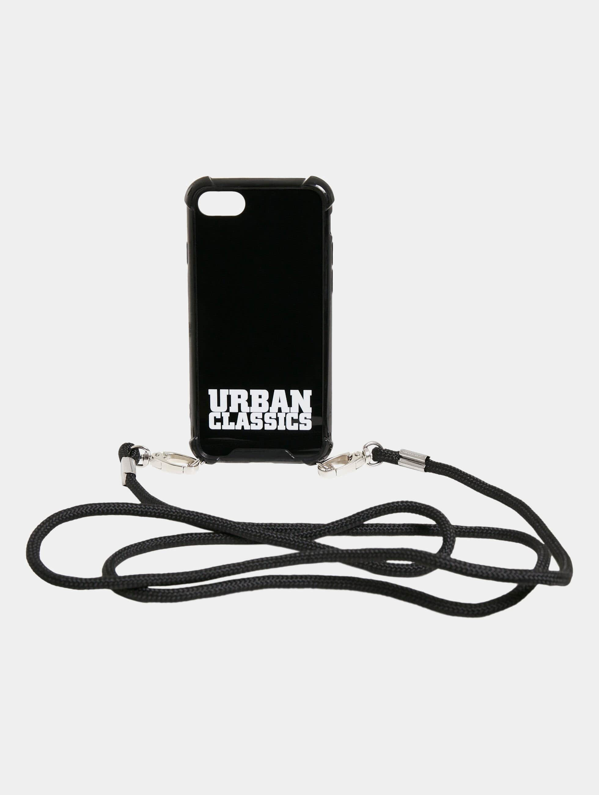Raap bladeren op pepermunt Genre Urban Classics Accessoires / Telefoonhoesje Phonecase in zwart 912844