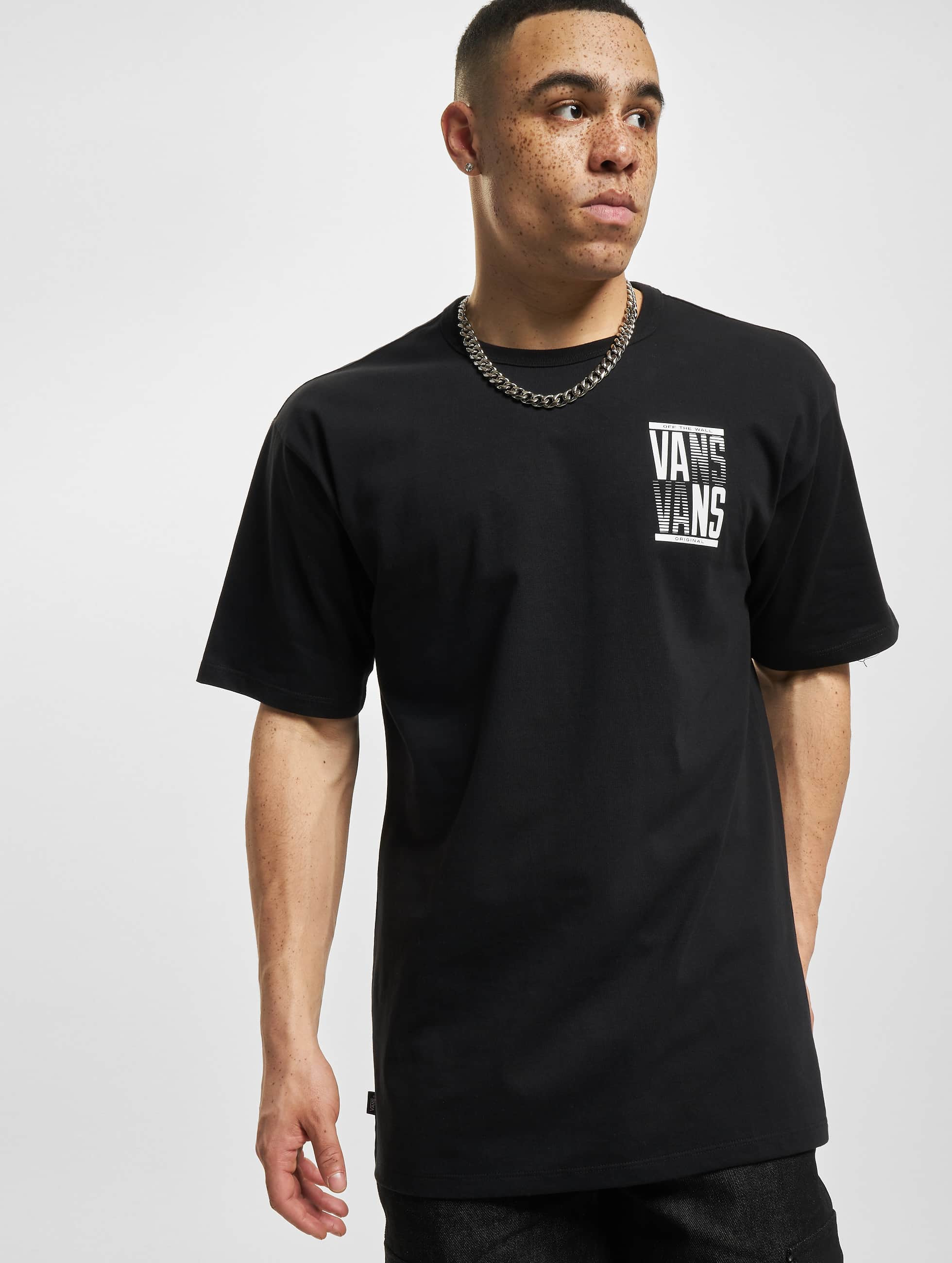 Gemakkelijk Harden Maladroit Vans Overwear / T-Shirt Off The Wall Stacked Typed in black 973552