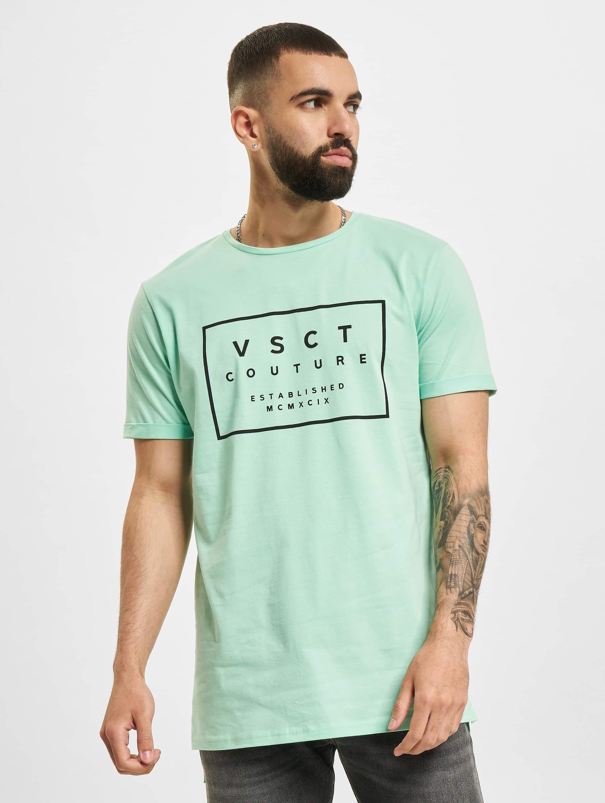 VSCT Clubwear Overwear / T-Shirt Logo Believe Back in green 830111