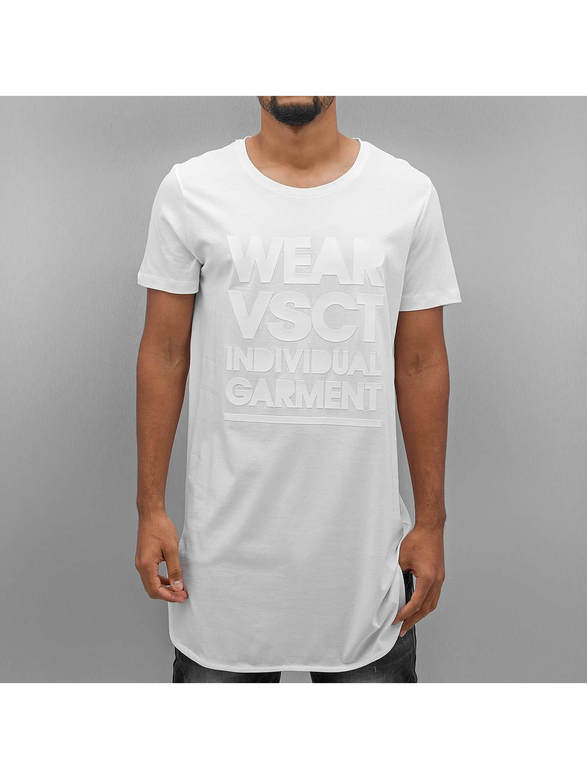 VSCT Clubwear Haut / Tall Tees Monochrome Long en blanc