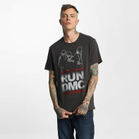 Amplified bovenstuk / t-shirt Run DMC Silhouette in grijs
