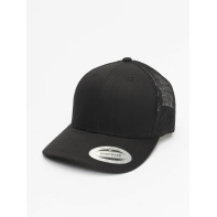 Flexfit Cap / trucker cap Retro in zwart