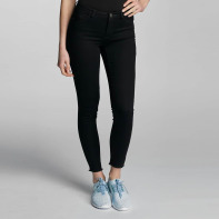 JACQUELINE de YONG Jeans / Skinny jeans jdySkinny Low Holly Ancle in zwart