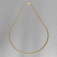 KING ICE Accessoires / ketting Gold_Plated 5mm Miami Cuban Curb in goud