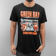 Merchcode bovenstuk / t-shirt Green Day Radio in zwart