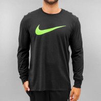Nike Haut / T-Shirt manches longues Icon Swoosh en noir