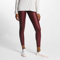 Pieces dames legging pcPetra Shiny - rood