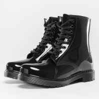Urban Classics dames boots Laced Rain - zwart
