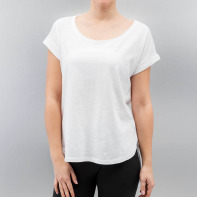 Urban Classics bovenstuk / t-shirt Long Back Shaped Slub in wit