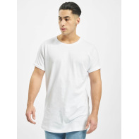 Urban Classics bovenstuk / t-shirt Long Shaped Turnup in wit
