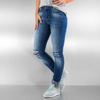 Vero Moda Jeans / Skinny jeans vmSeven Super Slim Kneecut in blauw