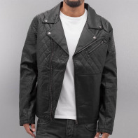 VSCT Clubwear jas / leren jas Biker Leather in zwart