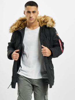 Alpha Industries Kurtki zimowe Polar  czarny