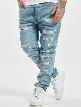 DEF Straight Fit Jeans Carl blå