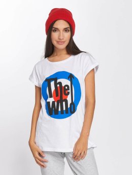 Merchcode Frauen T-Shirt The Who Classic Target in weiß