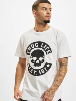 Thug Life T-Shirt B.Skull white